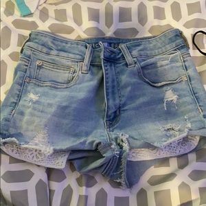 American eagle jean shorts